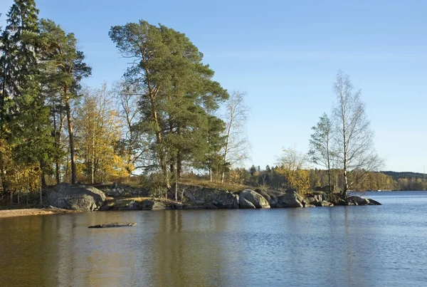 Lago Pyhajarvi a Tampere. Finlandia — Foto Stock