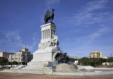 Havana 'daki Maximo Gomez Anıtı. Küba