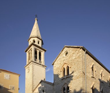 Budva 'daki Aziz John Kilisesi. Karadağ