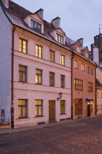 Haus in der Altstadt von Riga. Lettland — Stockfoto