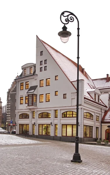 Plaza del Ayuntamiento de Riga. Letonia — Foto de Stock