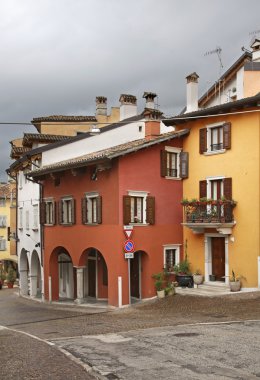 Gorizia Cavour meydanda. İtalya