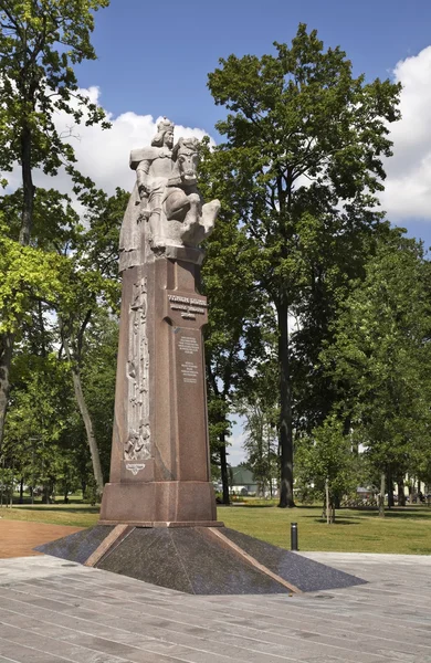 Denkmal für Vytautas den Großen in Marijampole. Litauen — Stockfoto