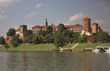 Wawel Krakow 'da. Polonya