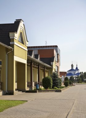 Ashmyany ana cadde. Belarus