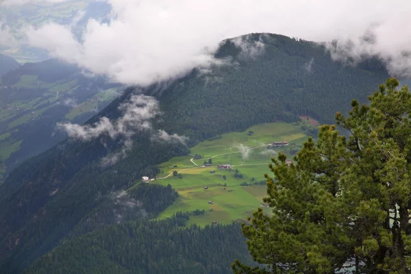 Údolí Zillertal. Rakousko — Stock fotografie