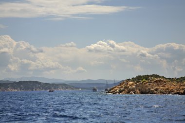 Maddalena adalar. Sardunya. İtalya