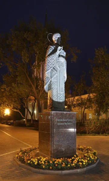 Pomnik Mikołaja - cud pracownik w Perm. Rosja — Zdjęcie stockowe