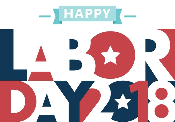 Happy Labor Day — Stock Vector