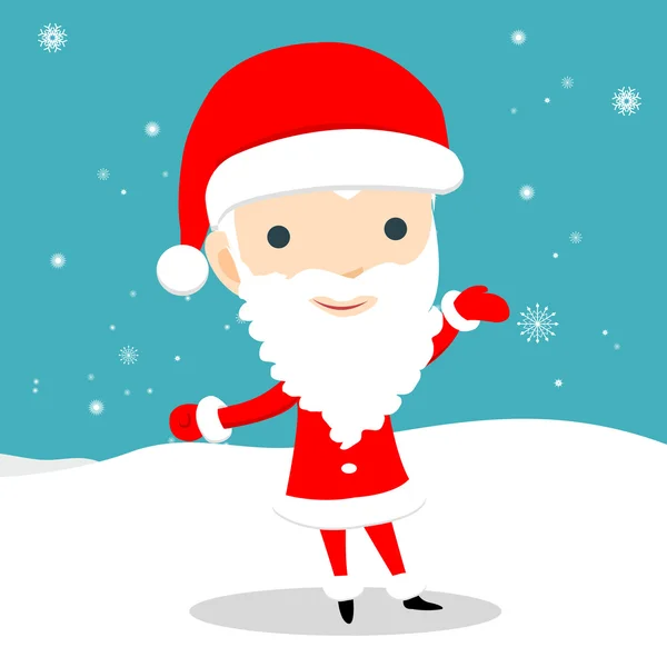 Joven santa claus — Vector de stock