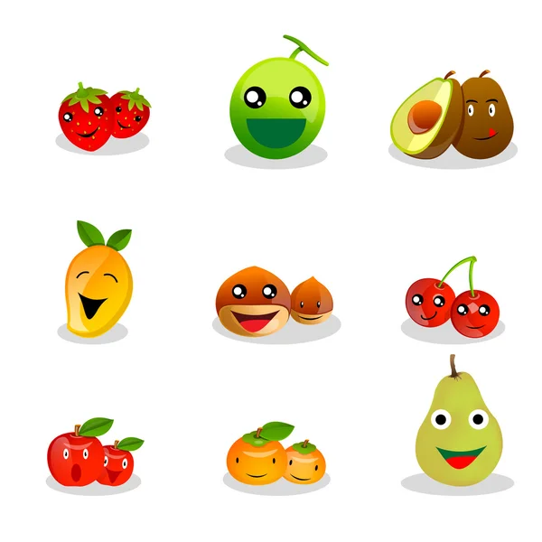 Cartoon fruit characters Stock Vector Image by ©lilu330 60465503