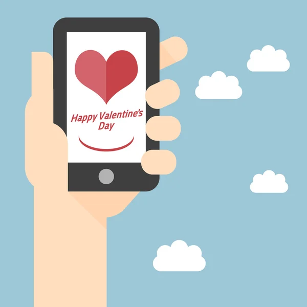 mutlu Sevgililer günü cep