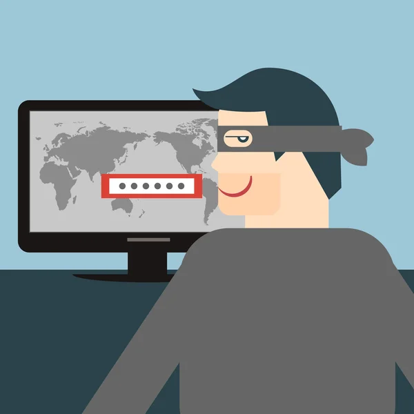 Hacker Stockillustration