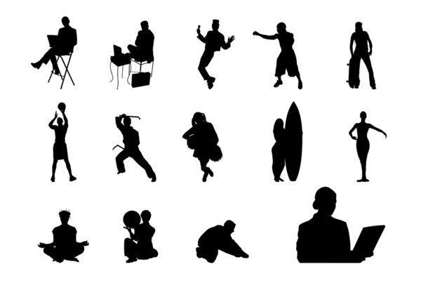 People Vector Silhouette