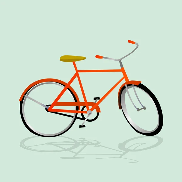 Retro Illustration Bicycle — Stock Vector