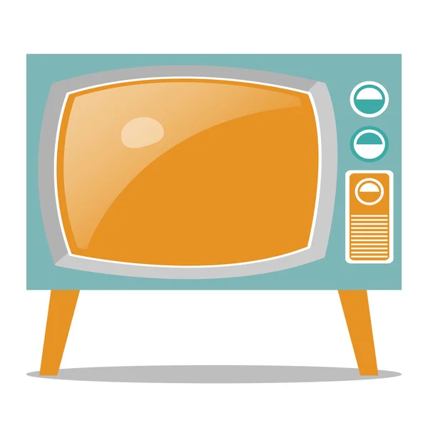 Télévision rétro — Image vectorielle