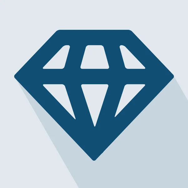 Icono de diamante — Vector de stock