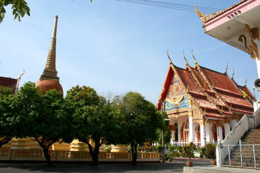 Antik tapınak Merkezi Phuket şehir.