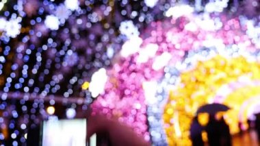 Işık Festivali akıllı telefonları ile fotoğraf çekmek