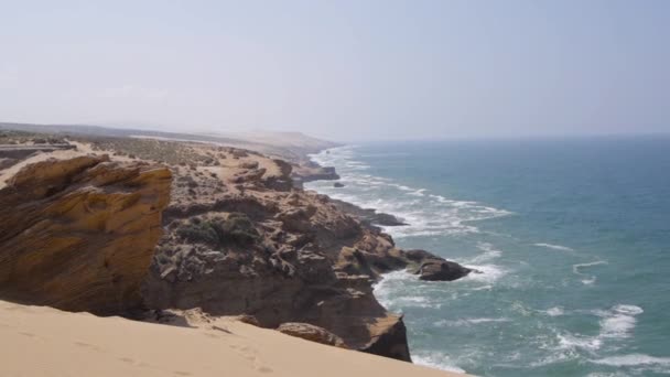 Stanning узбережжя в Марокко — стокове відео