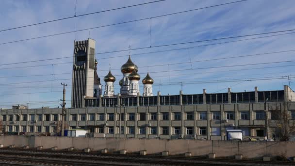 Catedral em Tver, Rússia — Vídeo de Stock