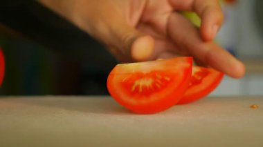 Kesme domates yakın çekim