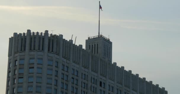 Casa Blanca en Moscú, Rusia — Vídeo de stock