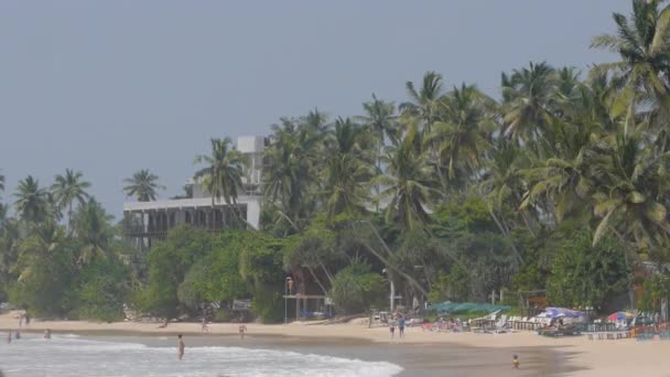 Playa Mirrisa, Sri lanka — Vídeo de stock