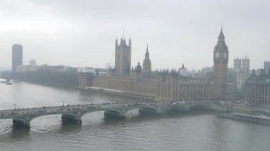 Londra İngiltere'de İngiltere'de Avrupa havadan görünümü
