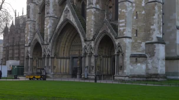 Abadía de Westminster en Londres, Reino Unido — Vídeo de stock