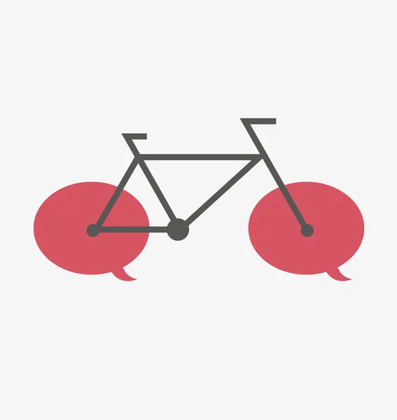 Ilustración de icono de la bicicleta — Foto de Stock