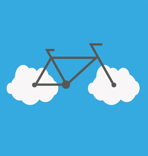 Ilustración de icono de la bicicleta — Foto de Stock