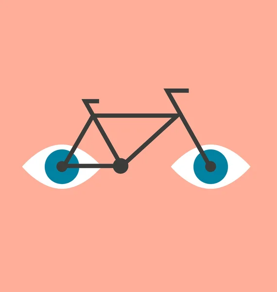 Ilustrație pictogramă biciclete — Fotografie, imagine de stoc