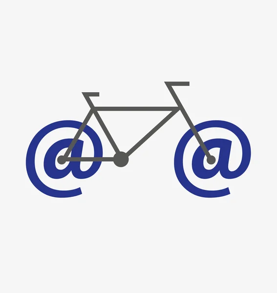 Afbeelding van het pictogram van de fiets — Stockfoto