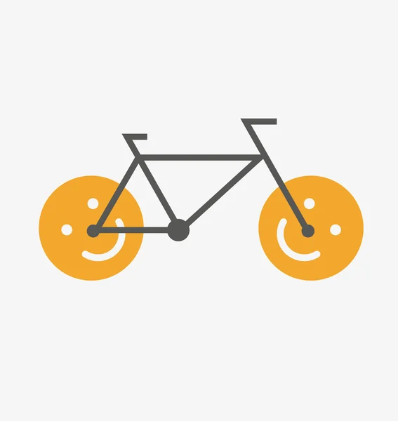 Afbeelding van het pictogram van de fiets — Stockfoto
