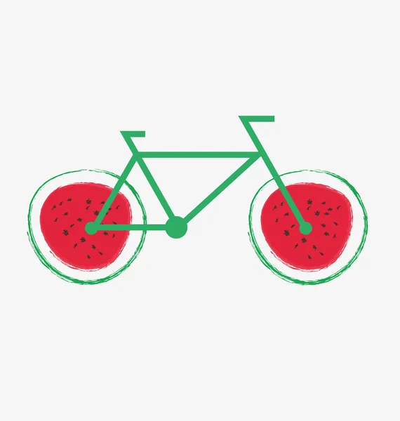 Ilustración de icono de la bicicleta — Foto de Stock