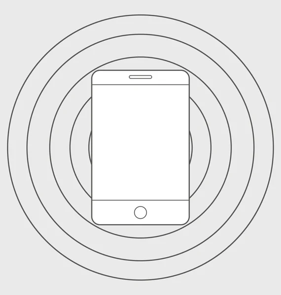 响应的 web 设计图标的插图 — 图库照片