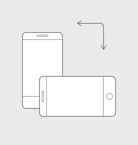 Illustration de l'icône de conception Web sensible — Photo