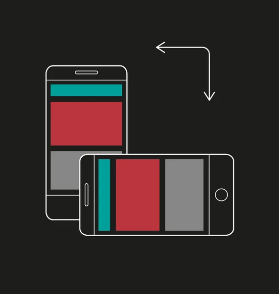 illustration of responsive web design icon