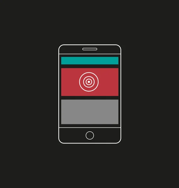 Illustration of responsive web design icon — Stock Photo, Image