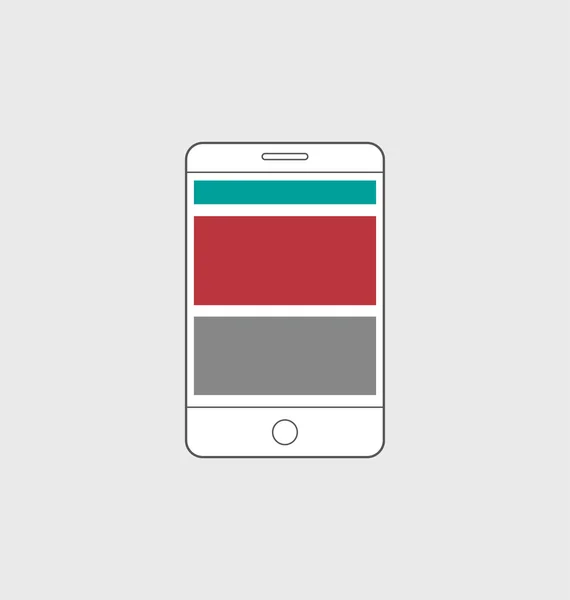 Illustration of responsive web design icon — Stock Photo, Image