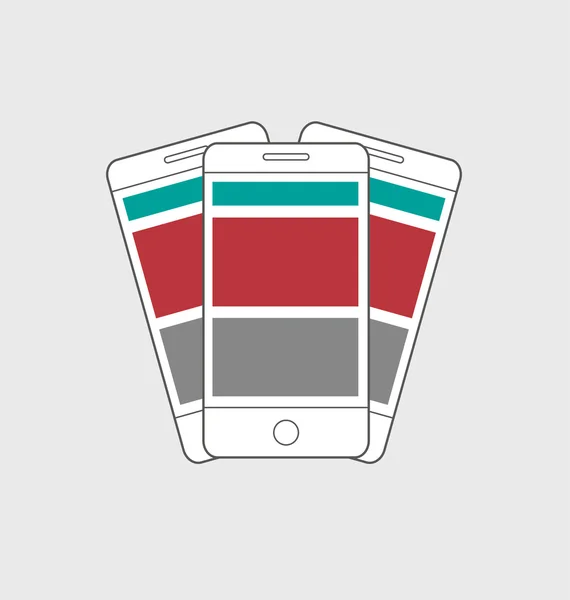 illustration of responsive web design icon