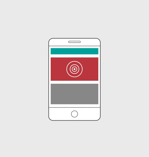 illustration of responsive web design icon