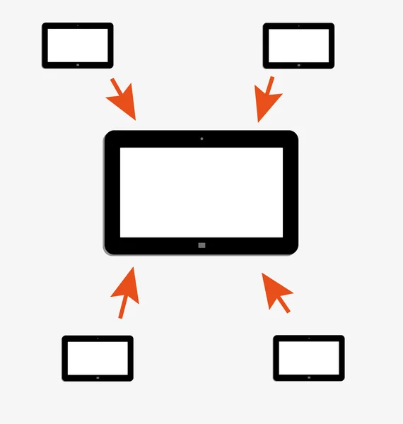 タブレット — ストックベクタ