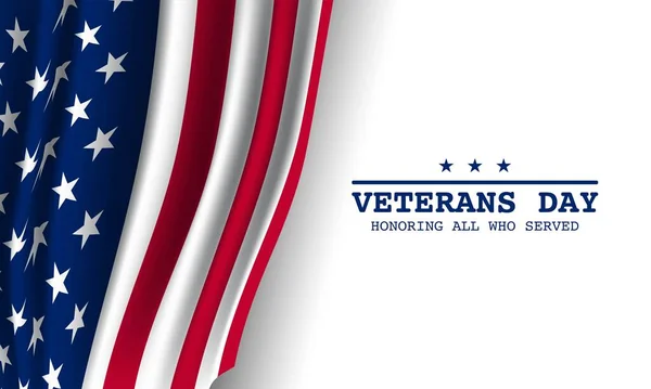 Vector Illustration Veterans Day — Stock Vector