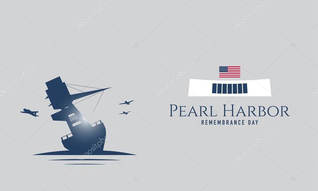 Pearl Harbor Remembrance Day Background.