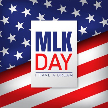 MLK Günü Arkaplanının Vektör ResmiComment. 