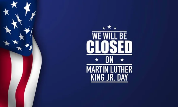 Martin Luther King Dag Achtergrond Vector Illustratie — Stockvector