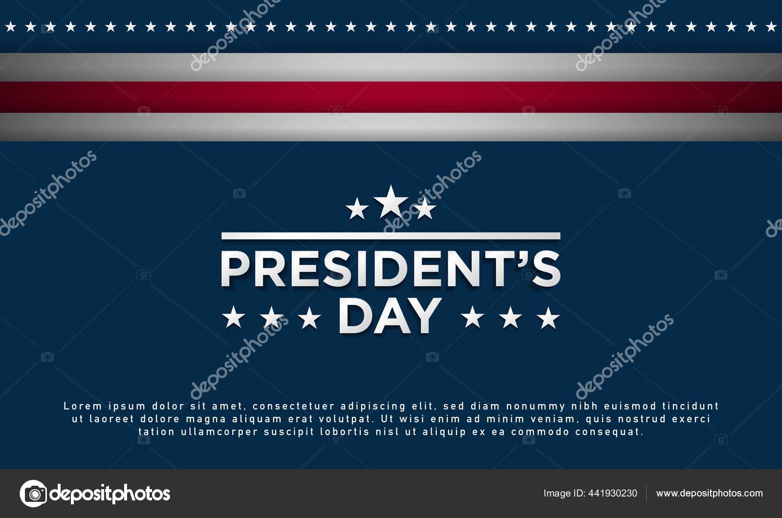Desain Latar Belakang Hari Presiden Ilustrasi Vektor Stok Vektor C Fadliinkgost 441930230