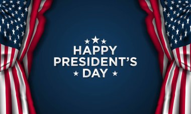 Başkanlık Günü arka plan tasarımı. Vektör İllüstrasyonu.
